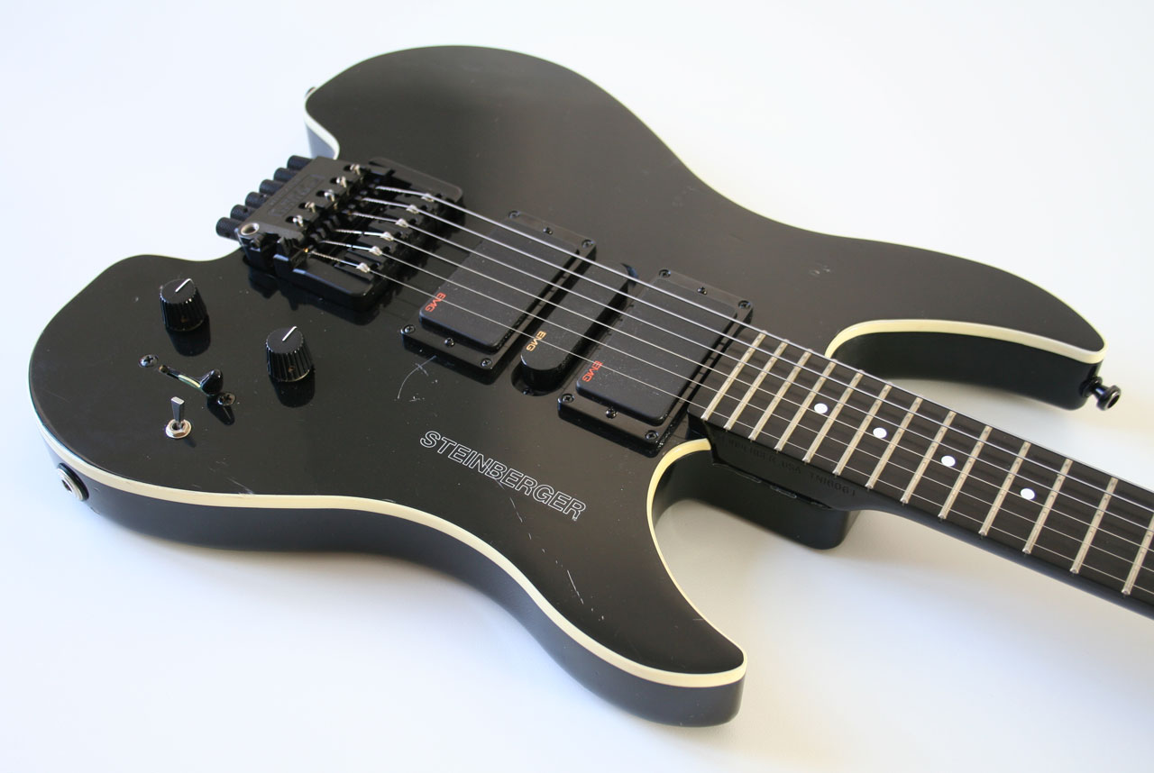 Rare Emerald Flametop USA Steinberger GM7TA TransTrem Guitar
